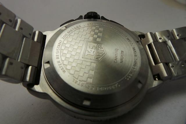 replica Tag Heuer Formula 1 Case Back